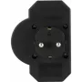 Regleta REV 3 tomas con protección contra sobretensiones, modelo 0020070512, negra