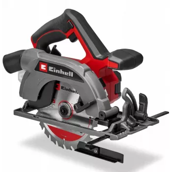 Sierra circular de mano a batería EINHELL TE‑CS 18/165‑2 Li (Solo) — 18 V, profundidad de corte máx. 57 mm, incl. tope paralelo, sin batería/cargador