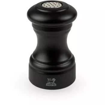 Salero PEUGEOT BISTRO madera de haya negro mate, 9 cm