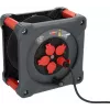 Regleta de enchufes Brennenstuhl KA 5100 5 tomas AC 50 m Negro Rojo Plata