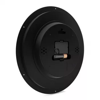 Reloj de pared/sobremesa Mebus 52826 redondo negro gris blanco