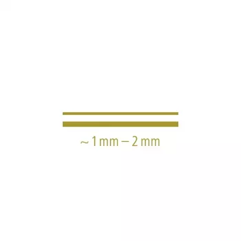 Staedtler 8323-S BK2 rotulador metálico, punta redonda 1-2 mm, oro/plata, paquete de 2