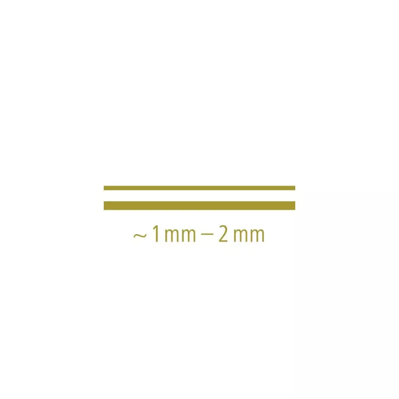 Staedtler 8323-S BK2 rotulador metálico, punta redonda 1-2 mm, oro/plata, paquete de 2