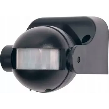Detector de movimiento REV 0075184512, ángulo de detección 180°, negro