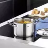 Set de sartenes Fissler 084-378-03-000/0 acero inoxidable 3 piezas