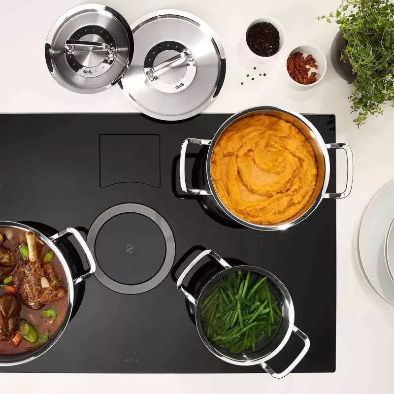 Set de sartenes Fissler 084-378-03-000/0 acero inoxidable 3 piezas