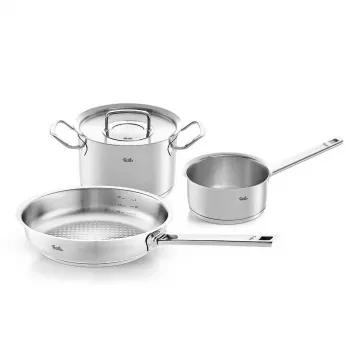 Set de sartenes Fissler 084-378-03-000/0 acero inoxidable 3 piezas