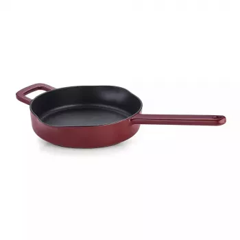 Sartén multiusos Fissler Moments Collection redonda 24 cm rojo