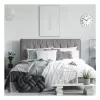 Reloj de cuarzo TFA-Dostmann 60.3017 Circle gris blanco reloj de pared y mesa