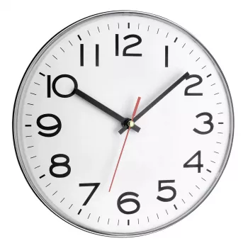 Reloj de cuarzo TFA-Dostmann 60.3017 Circle gris blanco reloj de pared y mesa