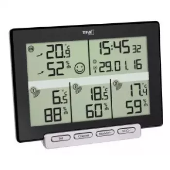 Sensor de temperatura tfa dostmann MULTI-SENS 0–50 °C Exterior, pila 1,5V, 120×157×42 mm