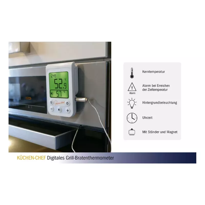 Termómetro alimentario TFA-Dostmann KÜCHEN-CHEF -20 a 300 °C digital