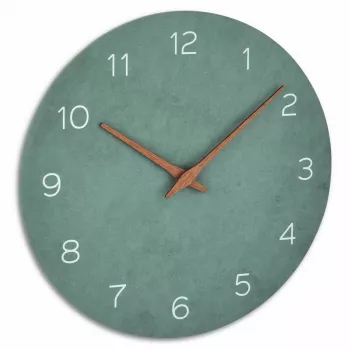 Reloj de cuarzo TFA-Dostmann 60.3054.04 Circle verde pared/mesa