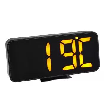 Despertador digital TFA-Dostmann 60.2027.01 negro LED pila