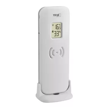 TFA-Dostmann Meteo Jack plata termómetro higrómetro barómetro interior exterior