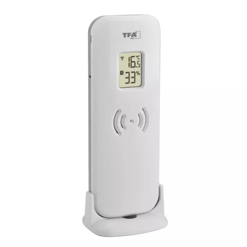 TFA-Dostmann Meteo Jack plata termómetro higrómetro barómetro interior exterior