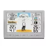 TFA-Dostmann Meteo Jack plata termómetro higrómetro barómetro interior exterior