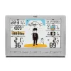 TFA-Dostmann Meteo Jack plata termómetro higrómetro barómetro interior exterior