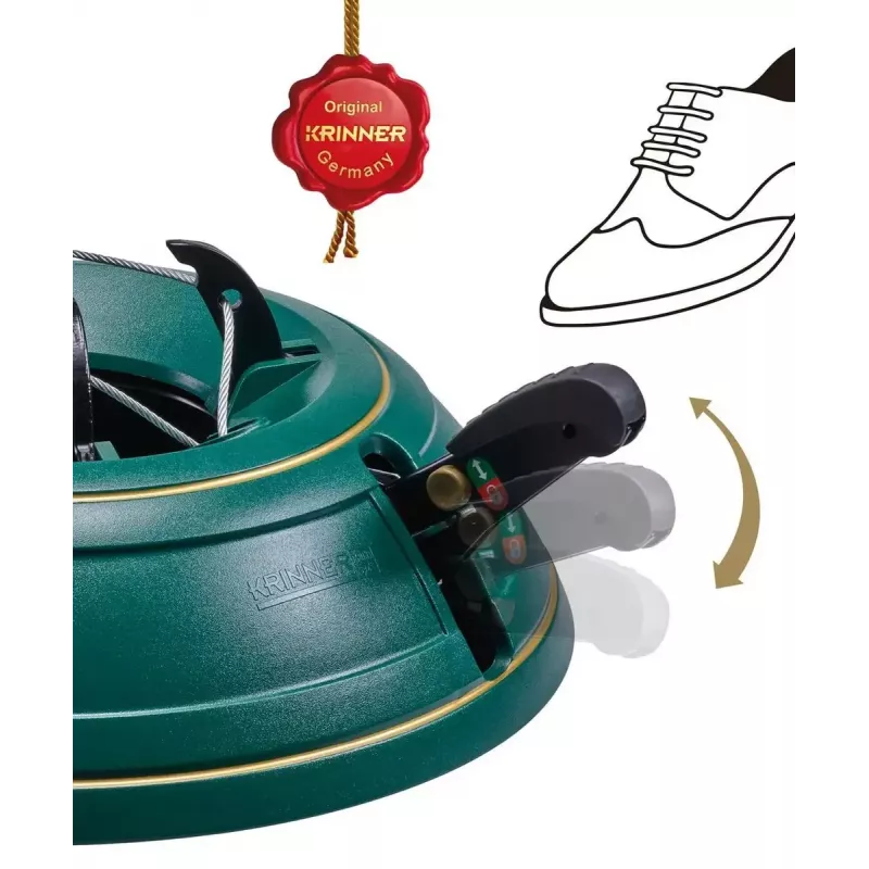 Soporte para árbol de Navidad Krinner Classic verde 94001