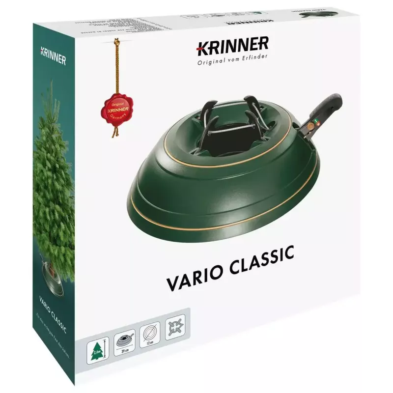 Soporte para árbol de Navidad Krinner Classic verde 94001