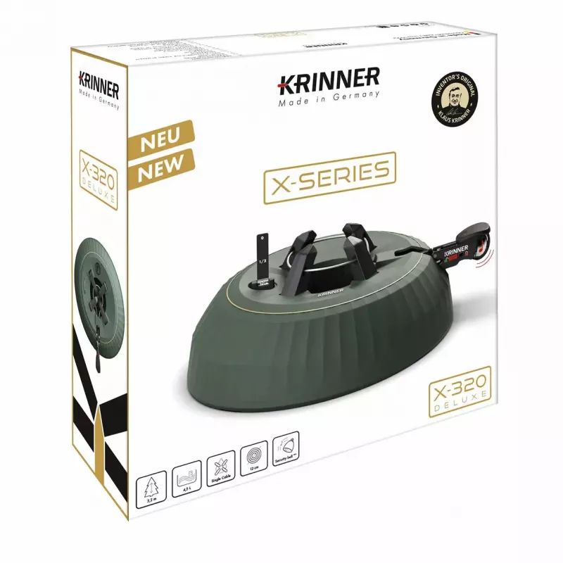 Soporte para árbol de Navidad Krinner X-320 Deluxe verde 4,5 L 39 cm 6 kg