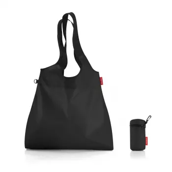 Bolsa de transporte Reisenthel mini maxi shopper L negra poliéster 22L