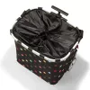 Bolsa tote Reisenthel Carrycruiser — 40 L, estructura de aluminio, poliéster, 420×320 mm, negro/multicolor