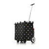 Bolsa tote Reisenthel Carrycruiser — 40 L, estructura de aluminio, poliéster, 420×320 mm, negro/multicolor