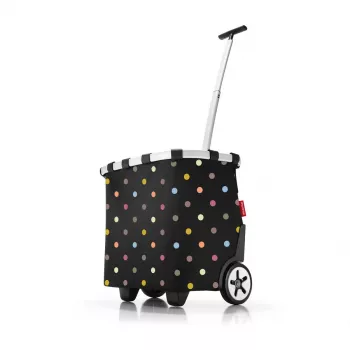Bolsa tote Reisenthel Carrycruiser — 40 L, estructura de aluminio, poliéster, 420×320 mm, negro/multicolor