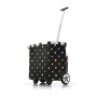 Bolsa tote Reisenthel Carrycruiser — 40 L, estructura de aluminio, poliéster, 420×320 mm, negro/multicolor