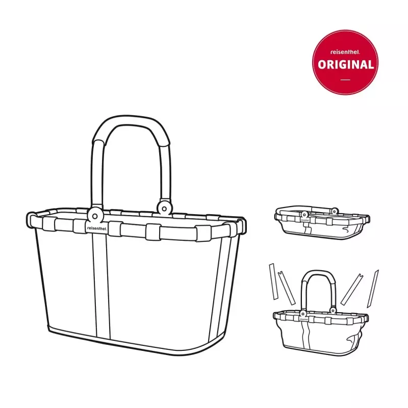 Cesta de la compra Reisenthel BK7040 negra aluminio poliéster 22 L