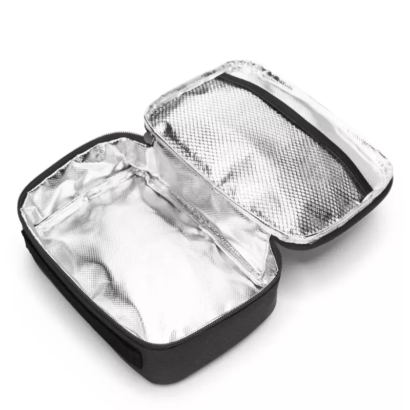 Recipiente térmico Reisenthel Thermocase Dots 1,5 L negro aluminio poliéster