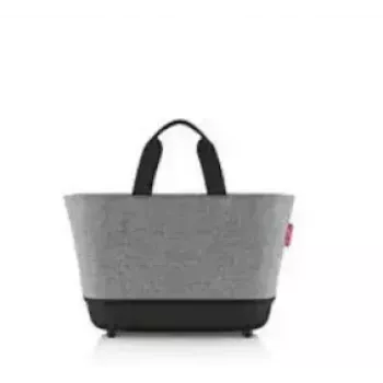 Cesta de la compra Reisenthel negra gris poliéster 22L