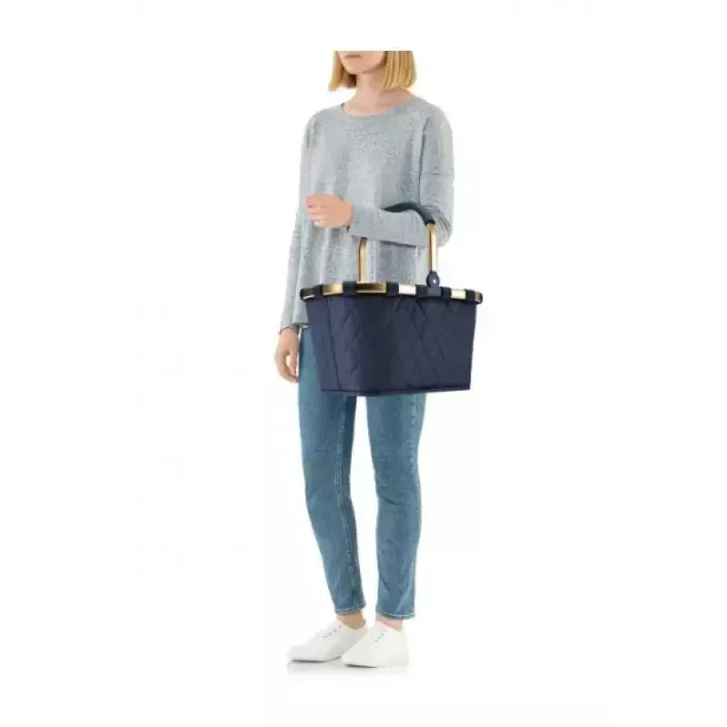 Cesta de la compra Reisenthel carrybag oro 22L plástico reciclado