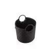 Cesta Reisenthel loophome S negra aluminio poliéster 420x420x400mm