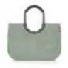 Bolsa tote Reisenthel loopshopper L — 25 L, 460 × 250 mm, verde, estructura de aluminio