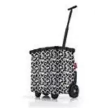 Bolsa con ruedas Reisenthel carrycruiser negro blanco 40L aluminio poliéster