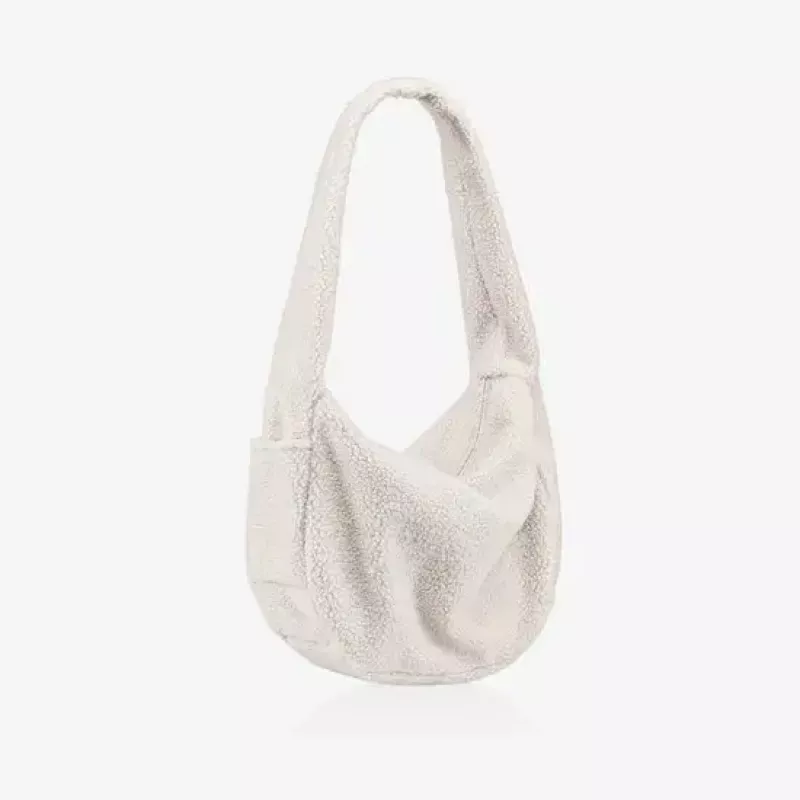 Bolsa tote Reisenthel moonbag blanco, poliéster, 24 L, 480×140 mm