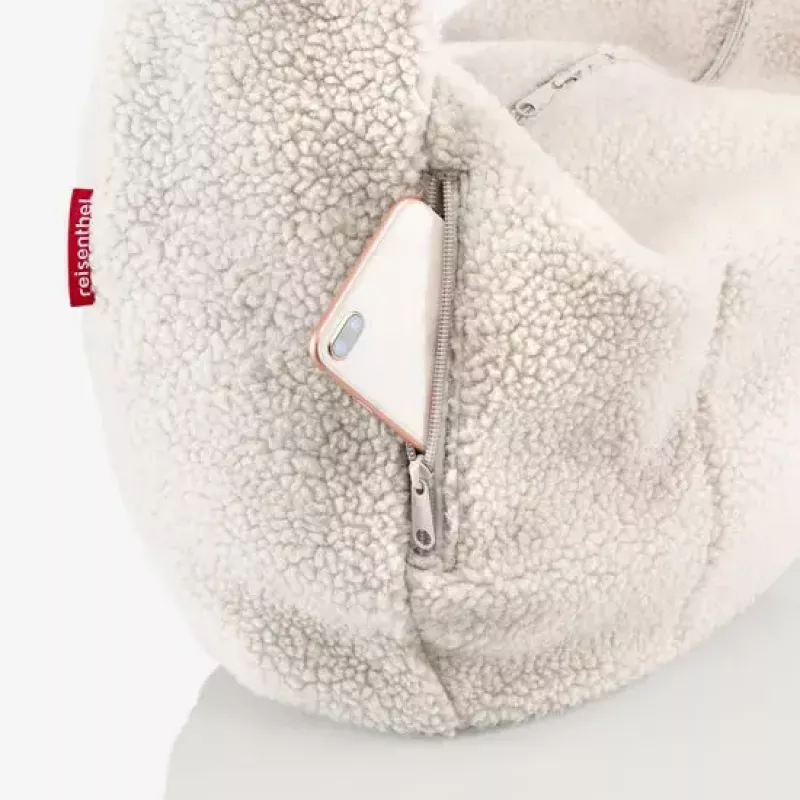 Bolsa tote Reisenthel moonbag blanco, poliéster, 24 L, 480×140 mm