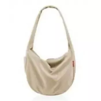 Bolsa tote Reisenthel Moonbag — beige, poliéster, 24 L, 480×140 mm