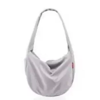 Bolsa tote Reisenthel moonbag, gris, poliéster, 24 L, 480×140 mm