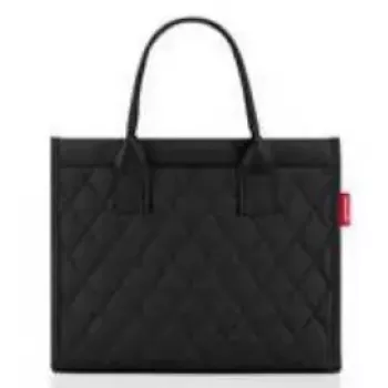 Bolsa tote Reisenthel daily shopper business — poliéster, 14 L, negro, cremallera