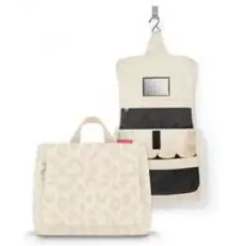 Neceser Reisenthel Toiletbag XL 4 L, poliéster, beige, 280×100 mm