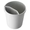 Papelera Helit H6105882 18 L redonda plástico gris