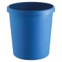 Papelera Helit H6105834 18 L redonda plástico azul