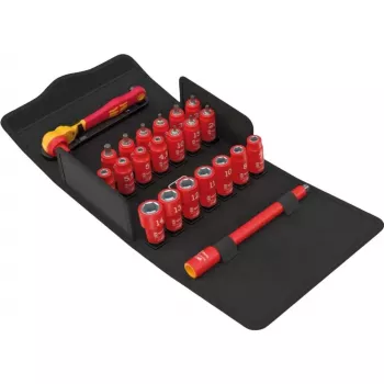 Juego de vasos Wera 8100 SA VDE 1 Zyklop juego de carraca 1/4