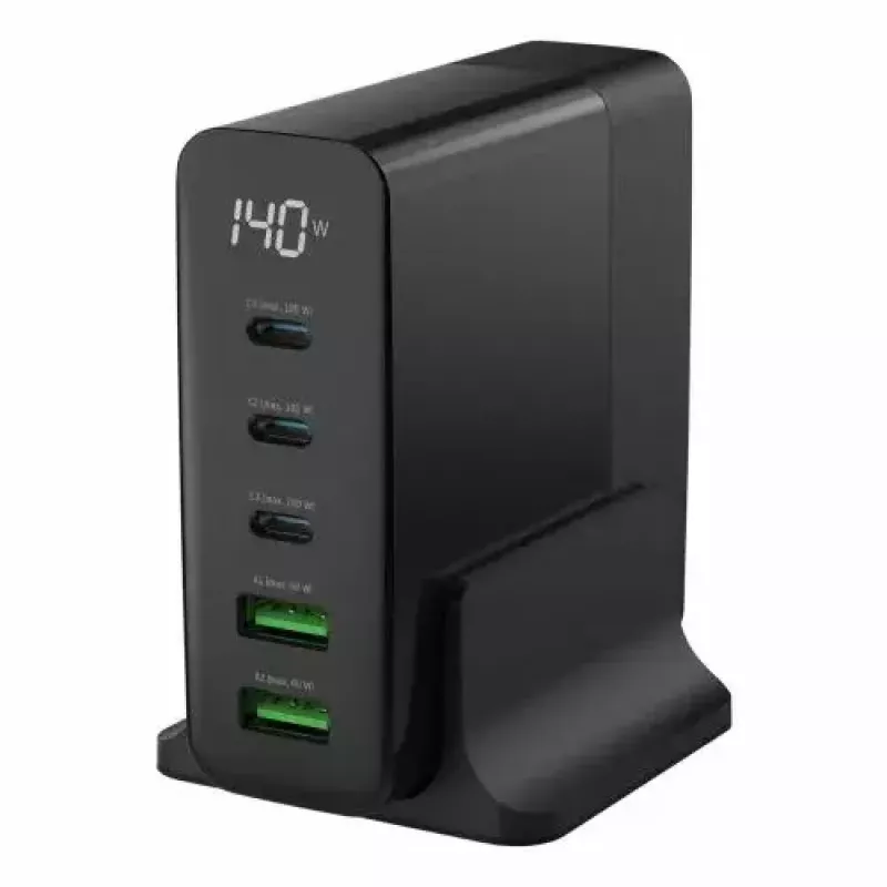 Cargador de interior Ansmann DC5140PD Universal negro carga rápida USB