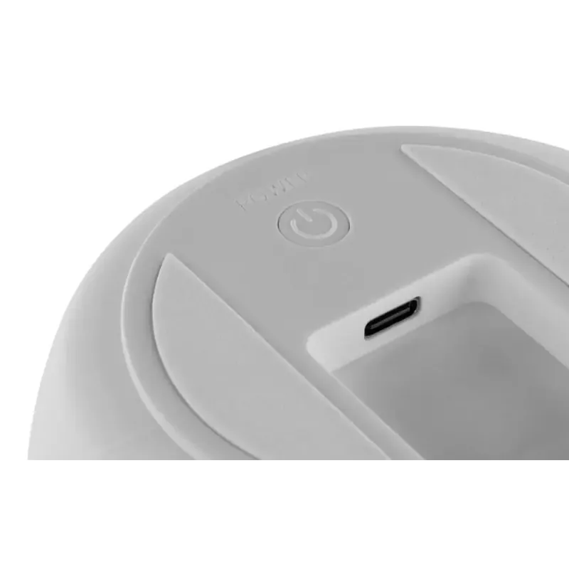 Lámpara de mesa ANSMANN luz nocturna para bebé 1800-0092, de pie blanca LED 0,2 W, batería de Li-Ion