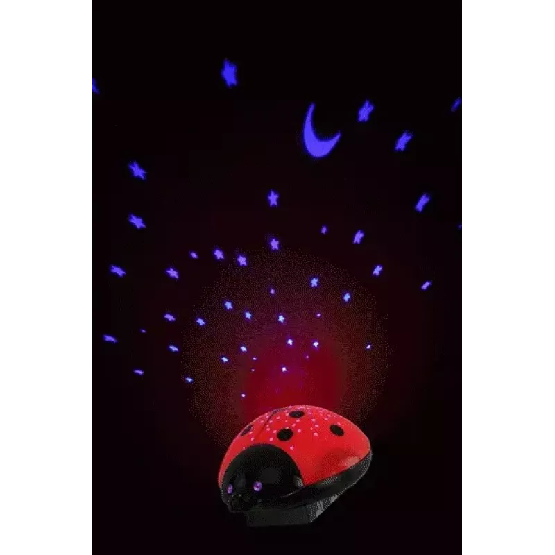 Luz nocturna Ansmann Starlight negra roja