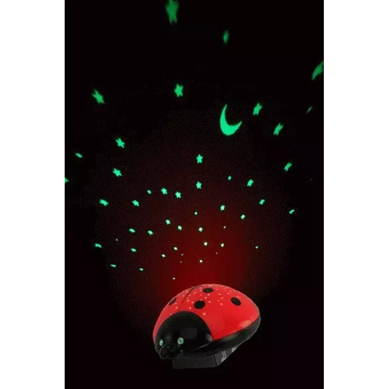 Luz nocturna Ansmann Starlight negra roja